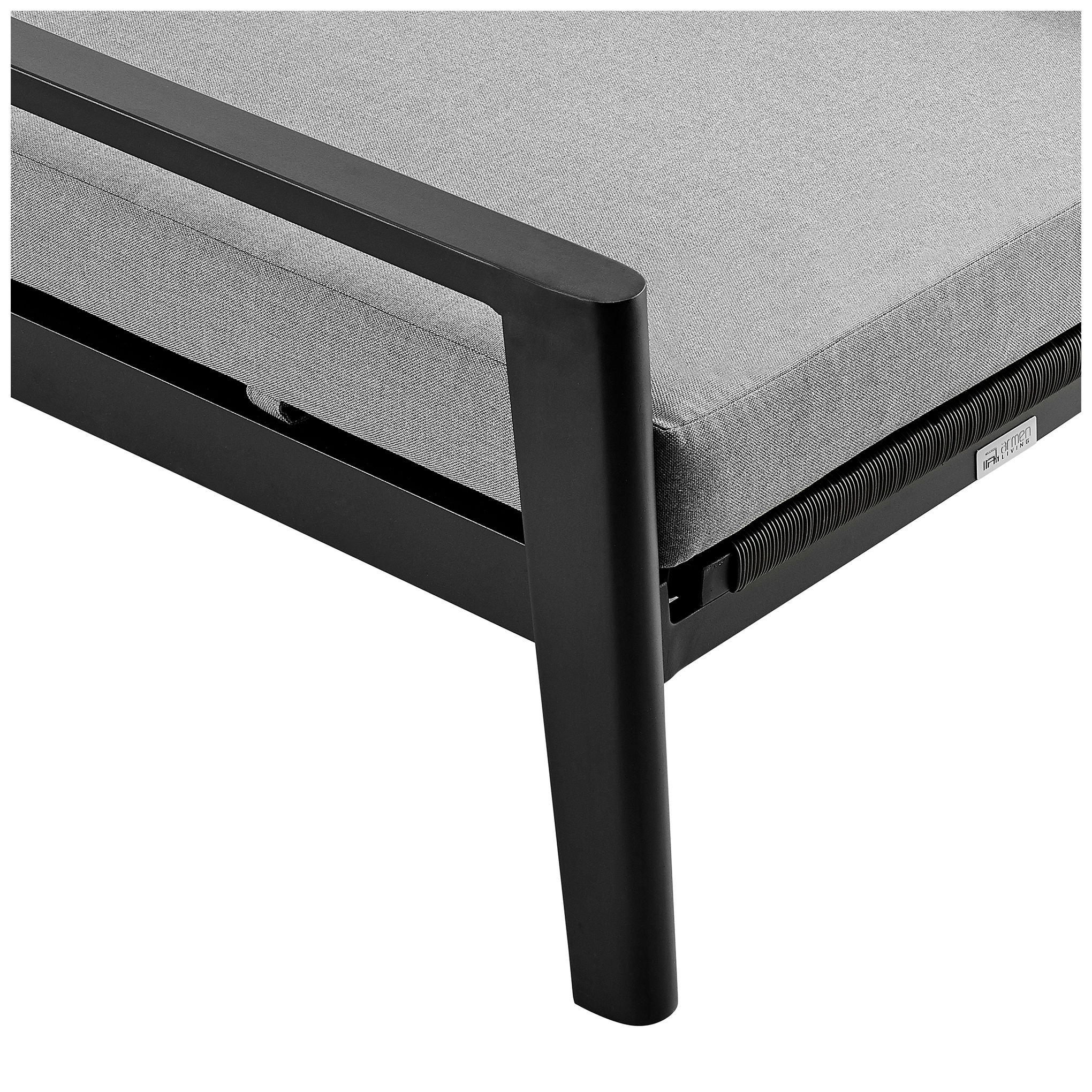 Image 7 Grand Outdoor Patio Adjustable Chaise Lounge Chair in Aluminum and Cushions more views