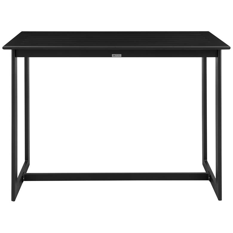 Image 1 Grand Outdoor Patio Bar Height Dining Table in Aluminum