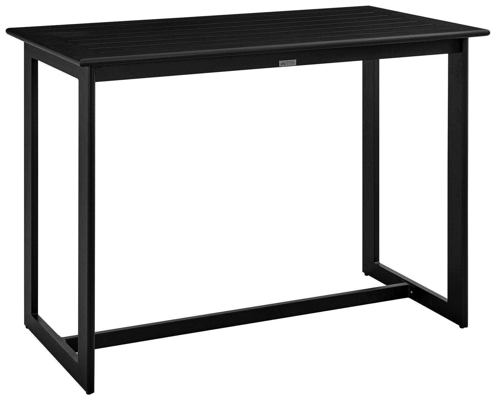 Image 3 Grand Outdoor Patio Bar Height Dining Table in Aluminum more views