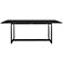 Grand Outdoor Patio Dining Table in Aluminum