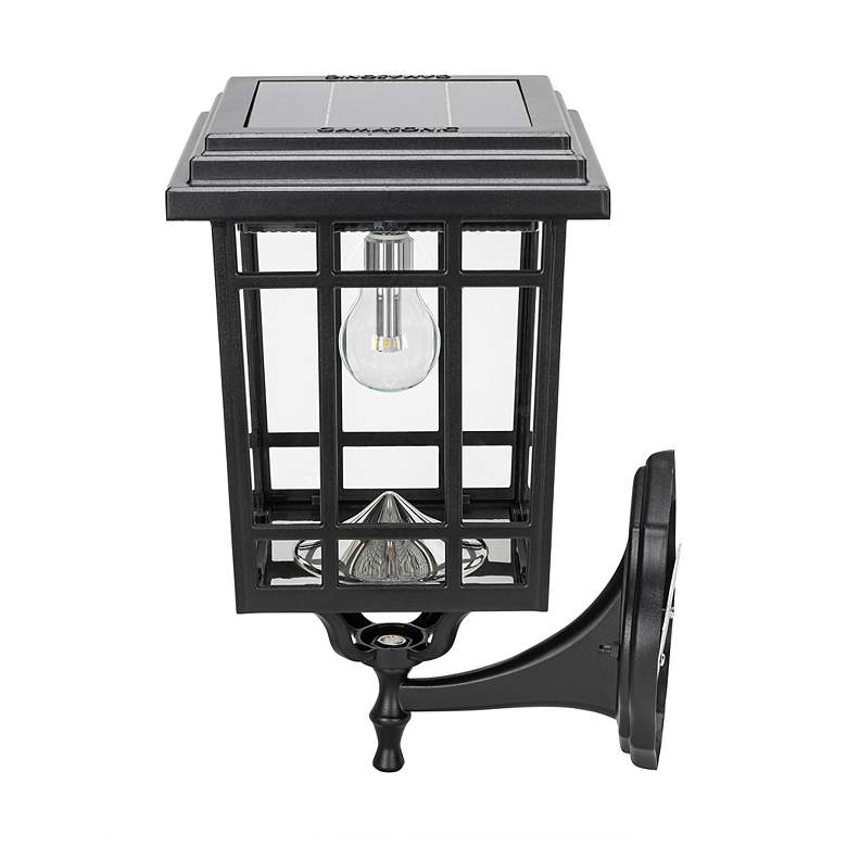 Image 3 Grand Prairie Black Solar LED Dusk to Dawn Outdoor Light more views