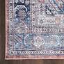 Grand Washables GRW01 5&#39;3"x7&#39;3" Rust Red Blue Area Rug