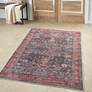 1_Grand Washables GRW02 4'x6' Navy Brick Rectangular Area Rug