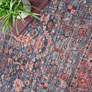 5_Grand Washables GRW02 4'x6' Navy Brick Rectangular Area Rug more views