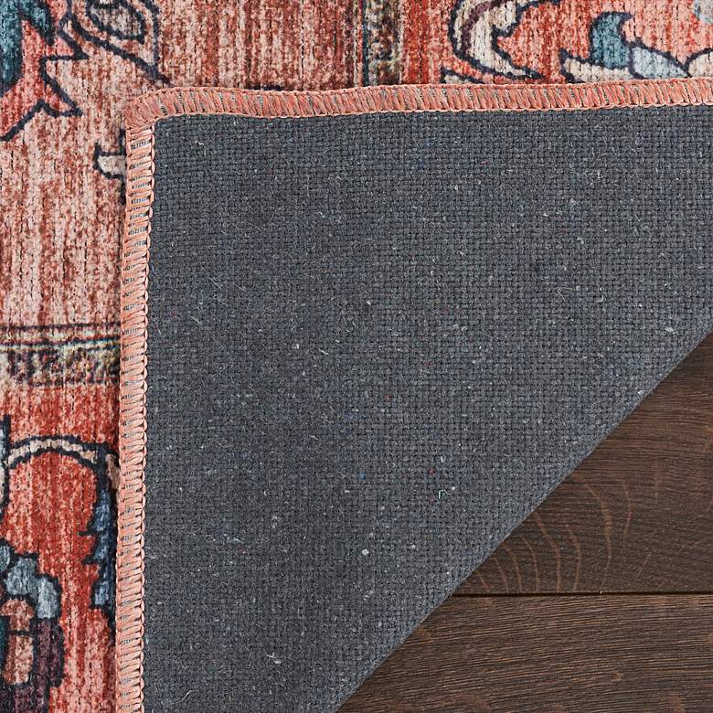 Image 4 Grand Washables GRW03 4'x6' Multi-Color Rust Area Rug more views