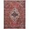 Grand Washables GRW03 Rust Red Rectangular Area Rug
