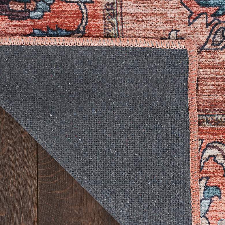 Image 4 Grand Washables GRW03 5'3"x7'3" Rust Red Area Rug more views