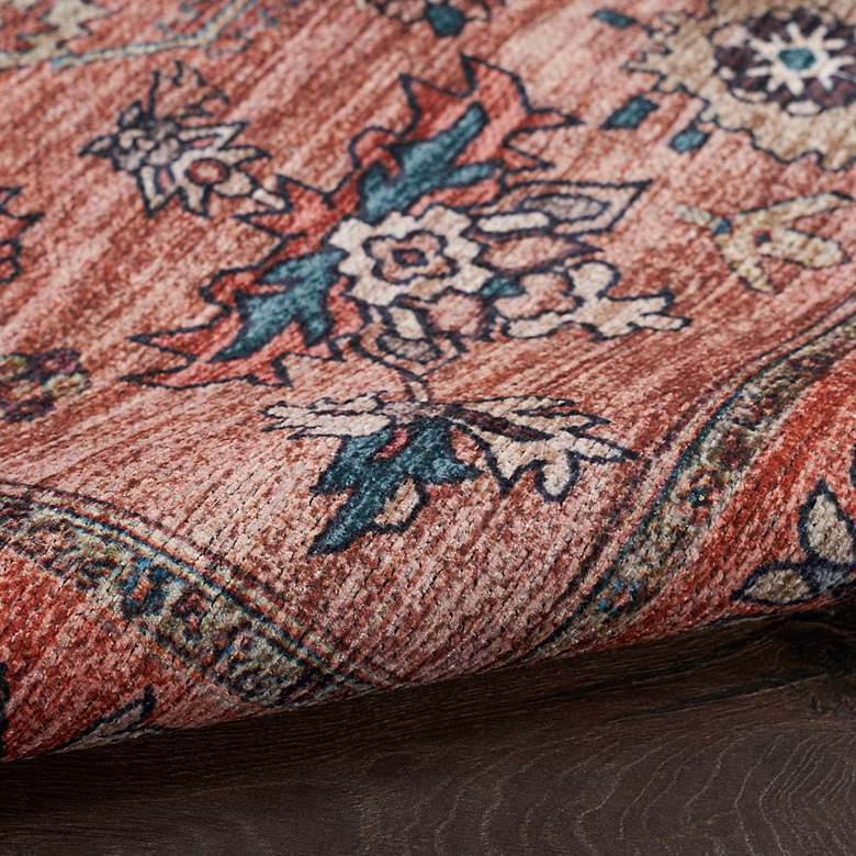 Image 6 Grand Washables GRW03 5'3"x7'3" Rust Red Area Rug more views