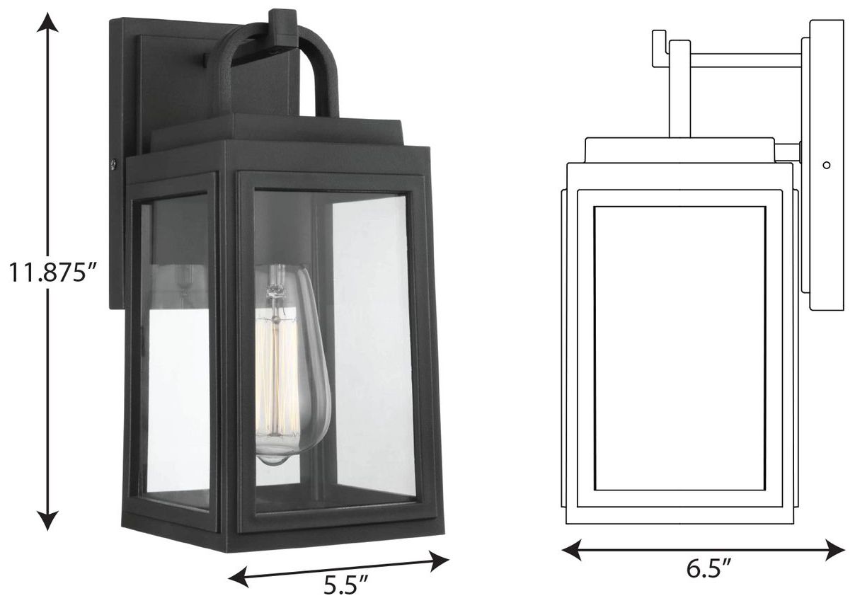 Image 6 Grandbury Collection One-Light Outdoor Wall Lantern with DURASHIELD P560174 more views