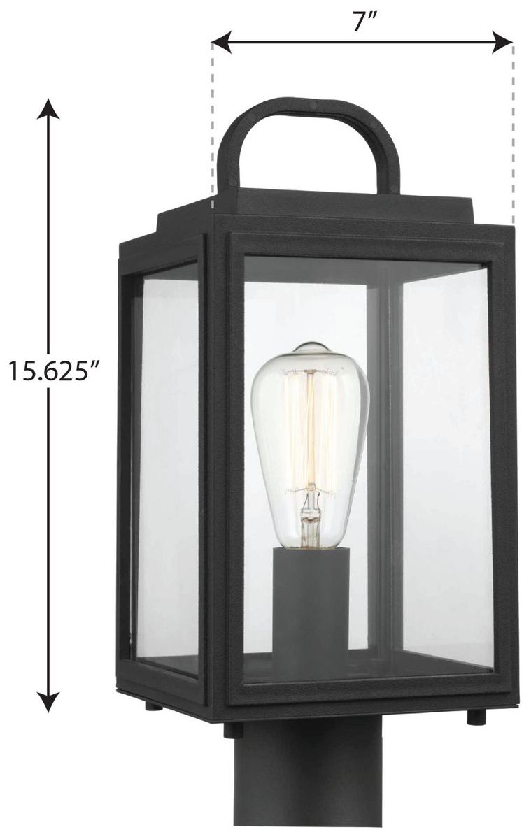 Image 5 Grandbury Collection One-Light Post Lantern with DURASHIELD more views
