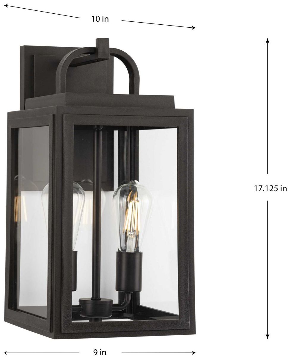 Image 4 Grandbury Collection Two-Light Outdoor Wall Lantern with DURASHIELD more views