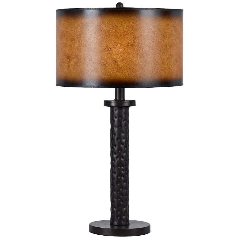 Image 1 Grande Hand-Forged Iron Table Lamp