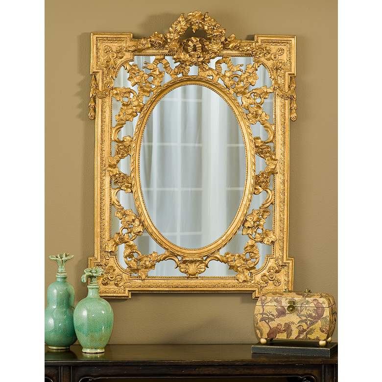 Image 1 Grandeur Gold 29 inch x 36 1/2 inch Wall Mirror