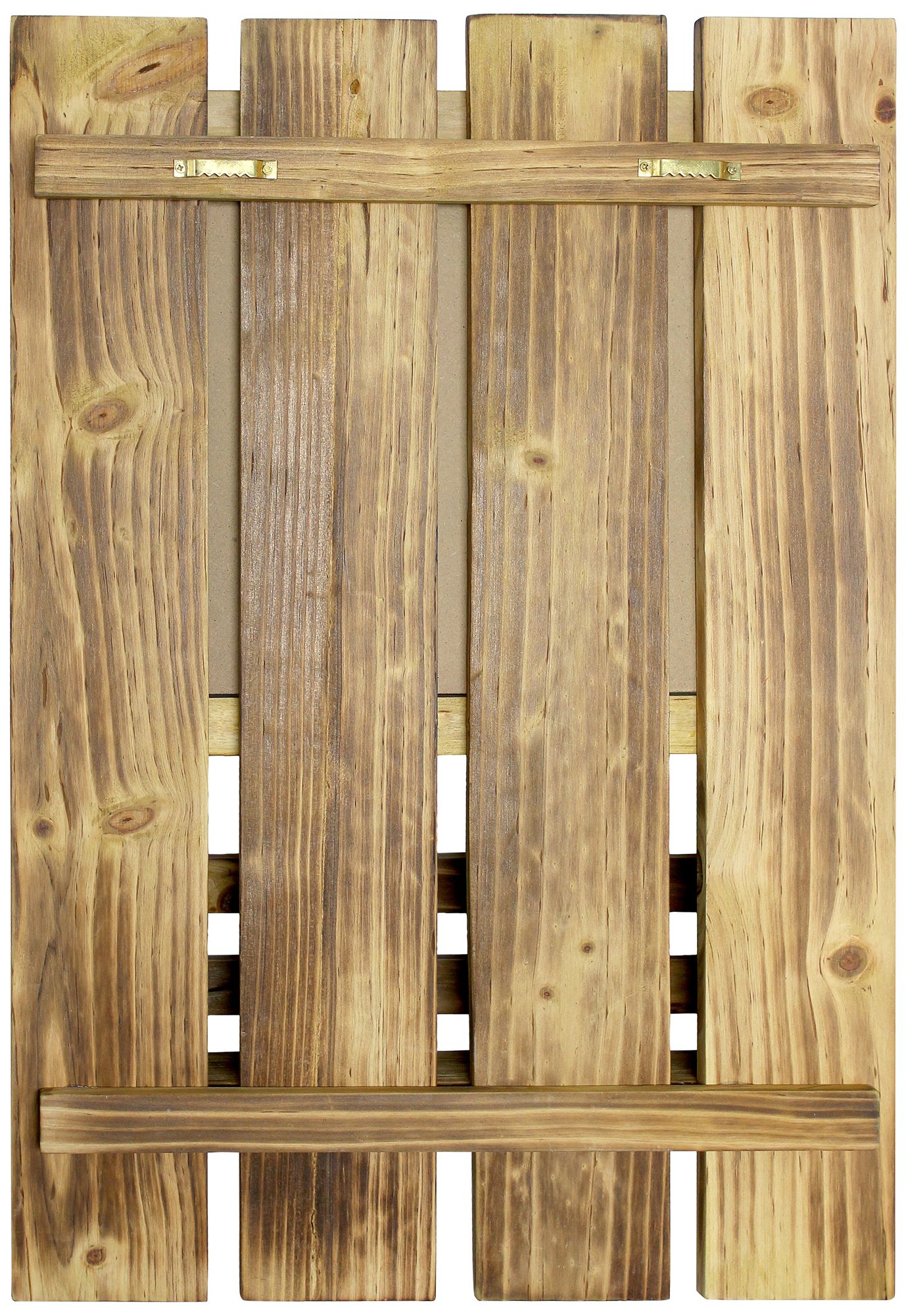 Grandy Brown Chalkboard Sign w/ Key Holder and Mail Storage