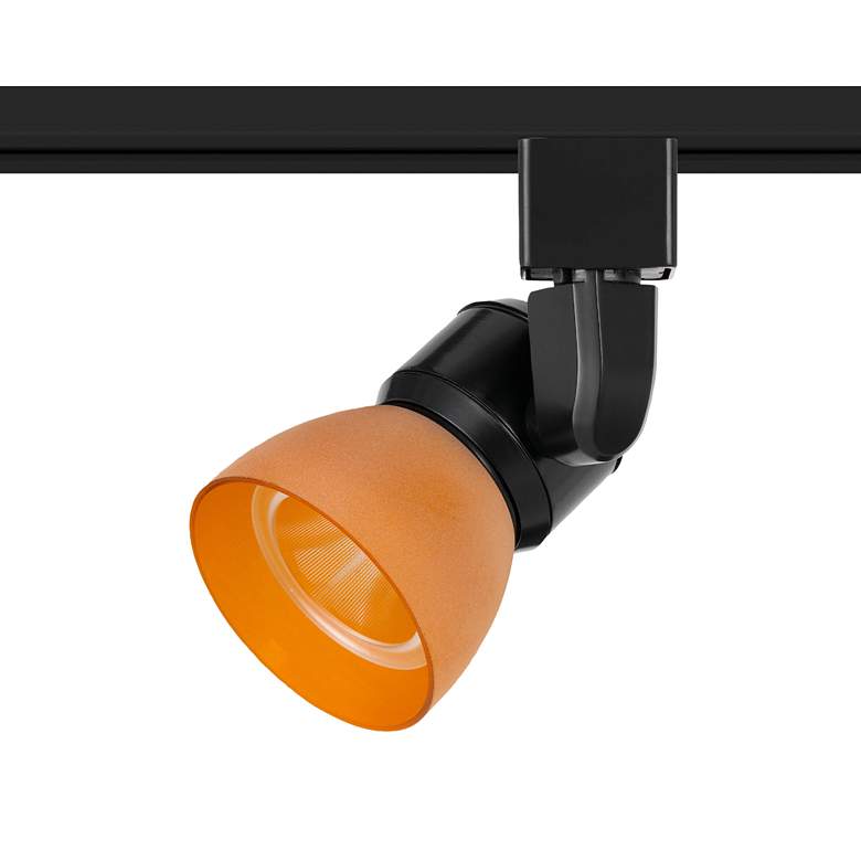Image 1 Grange Black/Frosted Amber LED Track Head for Halo Systems