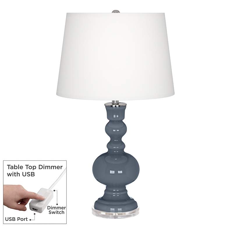 Image 1 Granite Peak Apothecary Table Lamp with Dimmer