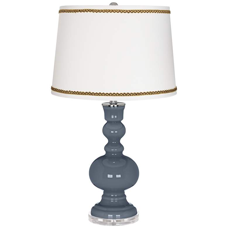 Image 1 Granite Peak Apothecary Table Lamp with Twist Scroll Trim