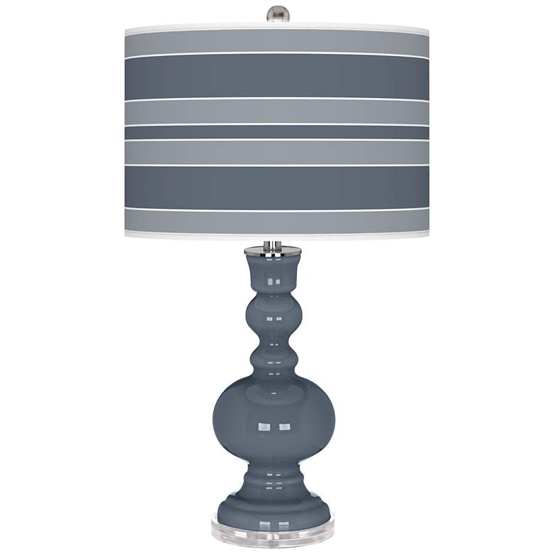 Image 1 Granite Peak Bold Stripe Apothecary Table Lamp