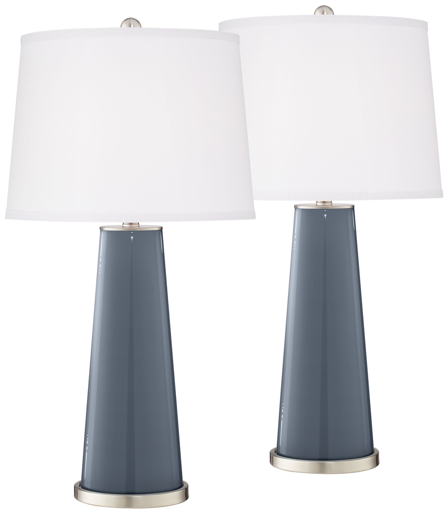 Granite Peak Leo Table Lamp Set of 2 with Dimmers