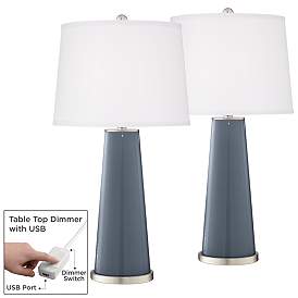 Image1 of Granite Peak Leo Table Lamp Set of 2 with Dimmers