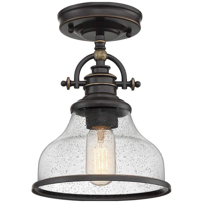 Image 1 Grant 1-Light Palladian Bronze Mini Pendant Light