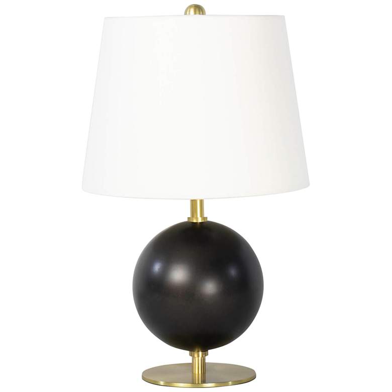 Image 2 Grant 15 3/4" High Blackened Brass Accent Table Lamp