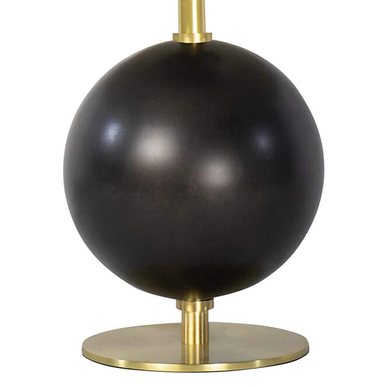 Image 4 Grant 15 3/4" High Blackened Brass Accent Table Lamp more views