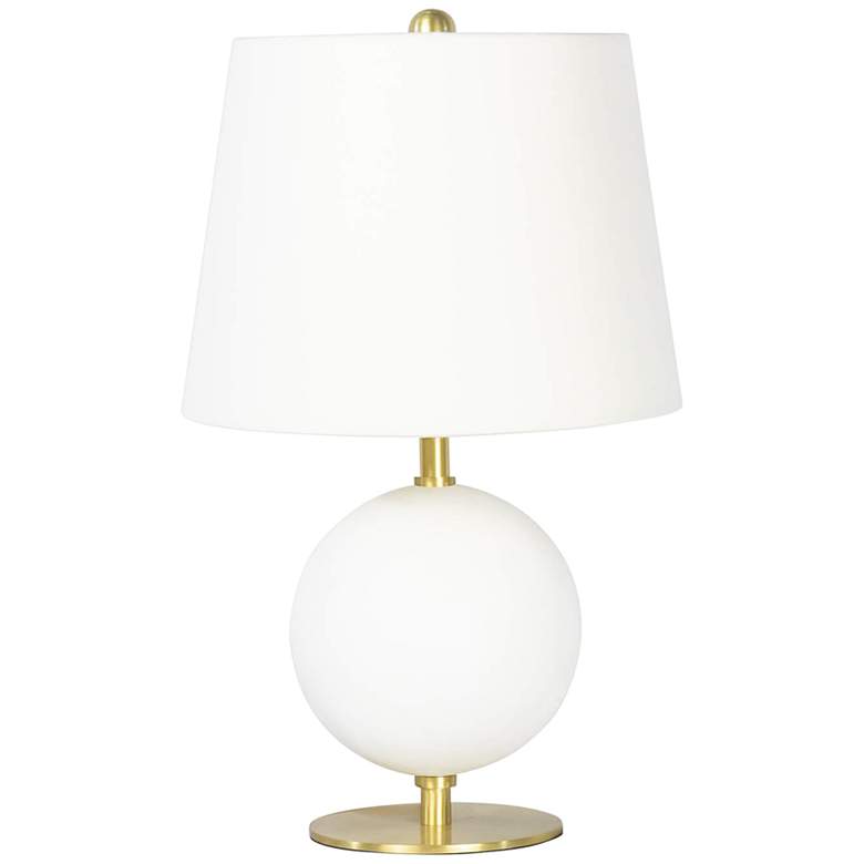 Image 2 Grant 15 3/4 inch High White Steel Accent Table Lamp