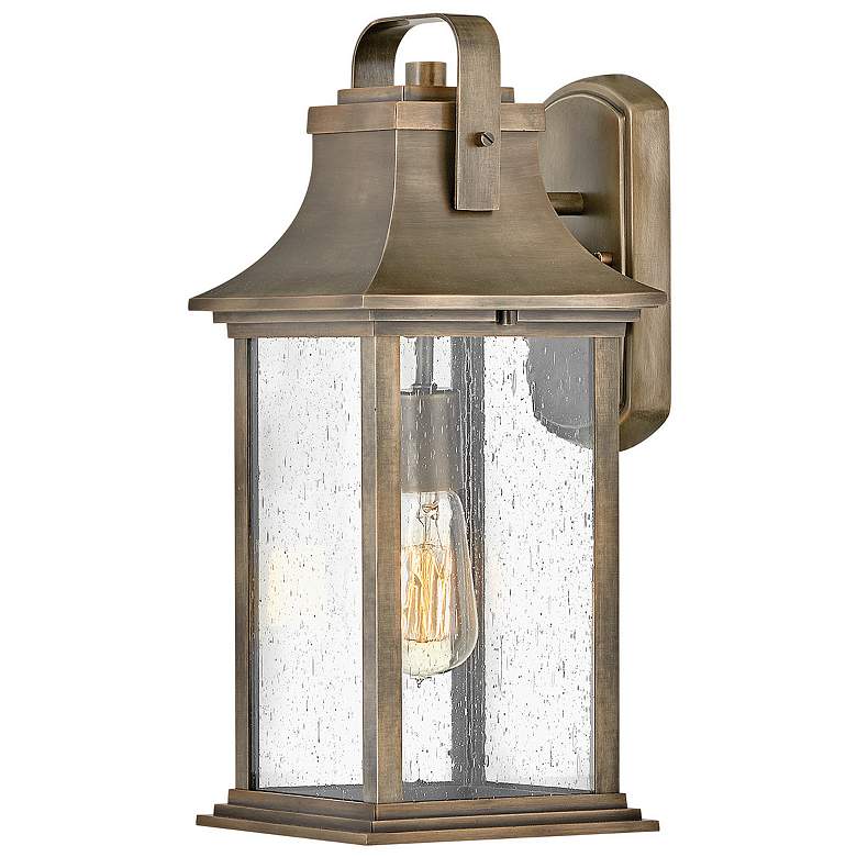 Image 1 Grant 16 3/4" High Burnished Bronze Outdoor Wall Light