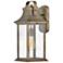 Grant 16 3/4" High Burnished Bronze Outdoor Wall Light