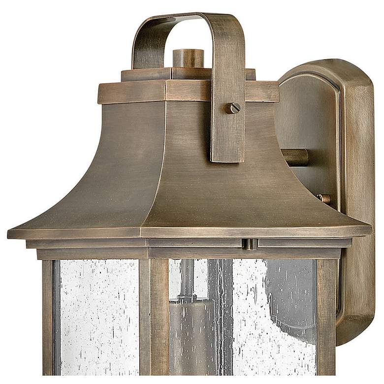 Image 3 Grant 16 3/4" High Burnished Bronze Outdoor Wall Light more views
