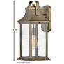 5_Grant 16 3/4" High Burnished Bronze Outdoor Wall Light more views
