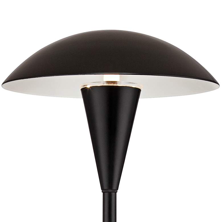 Image 2 Grant 18 inch High Black LED Mushroom Path Lights Set of 2 more views