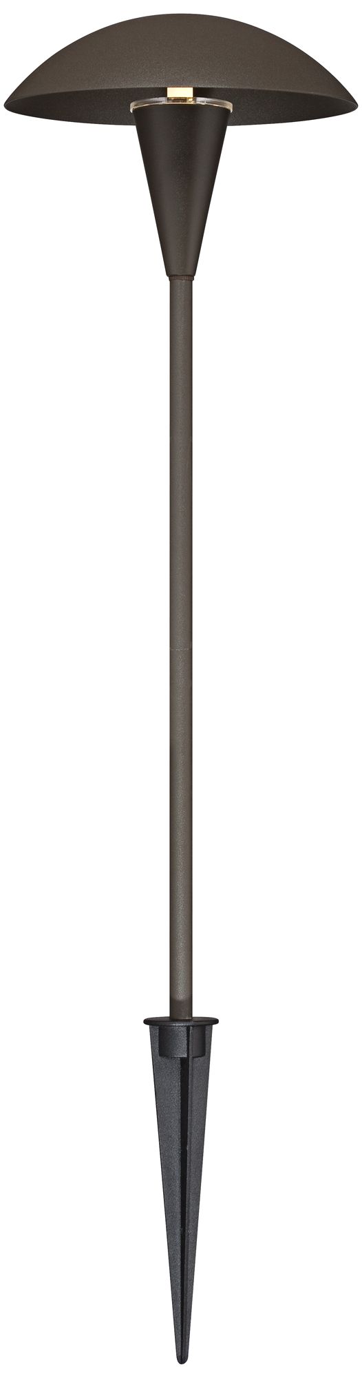 Image 3 Grant 18" High Bronze Finish LED Landscape Path Lights - Set of 4 more views