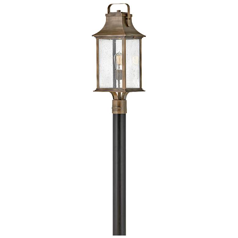Image 1 Grant 23 3/4 inch High Burnished Bronze Outdoor Post Light