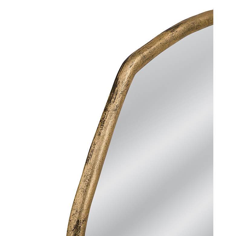Image 4 Grant 52" Brass Wall Mirror more views
