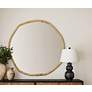 Grant Brass 52" Round Wall Mirror
