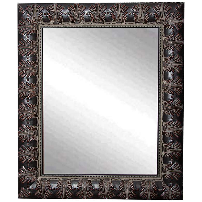 Image 1 Grantly Mahogany Accent 27 1/2" x 33 1/2" Wall Mirror