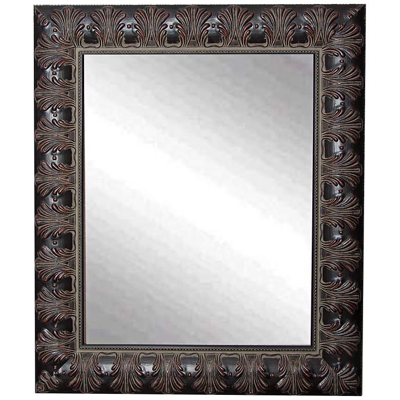 Image 1 Grantly Mahogany Accent 30 1/2 inch x 36 1/2 inch Wall Mirror