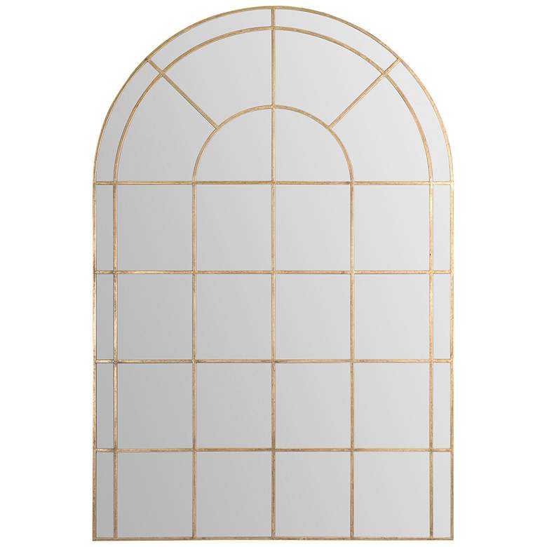 Image 2 Grantola Gold 47 3/4 inch x 71 3/4 inch Arch Oversized Wall Mirror