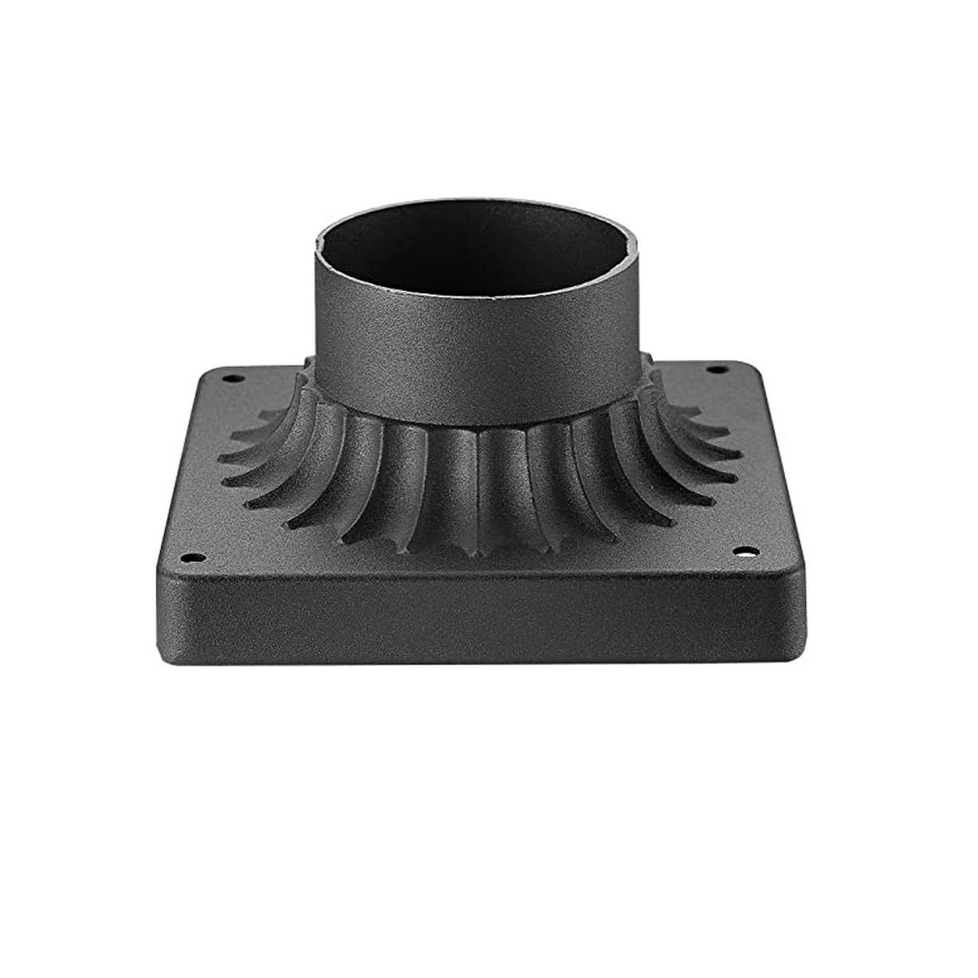 Image 2 Granville 3.25" Black Outdoor Pier Mount Base more views