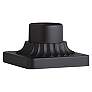 1_Granville 3.25" Black Pier Mount Base