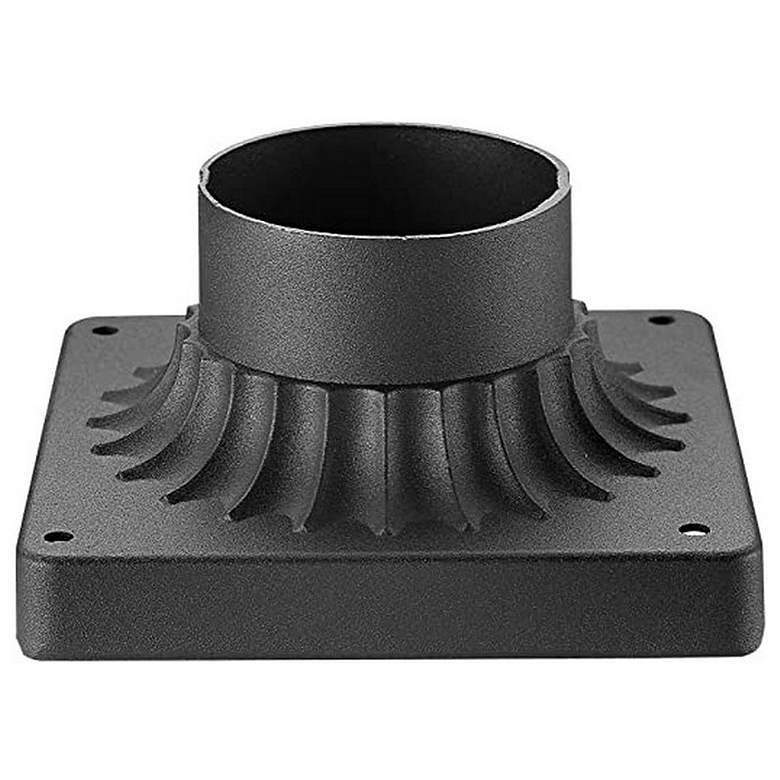Image 2 Granville 3.25" Black Pier Mount Base more views
