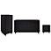Granville 3 Piece Dresser Set - Tall Narrow, Double Dresser, and Nightstand
