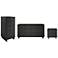 Granville 3 Piece Dresser Set - Tall Narrow, Double Dresser, and Nightstand