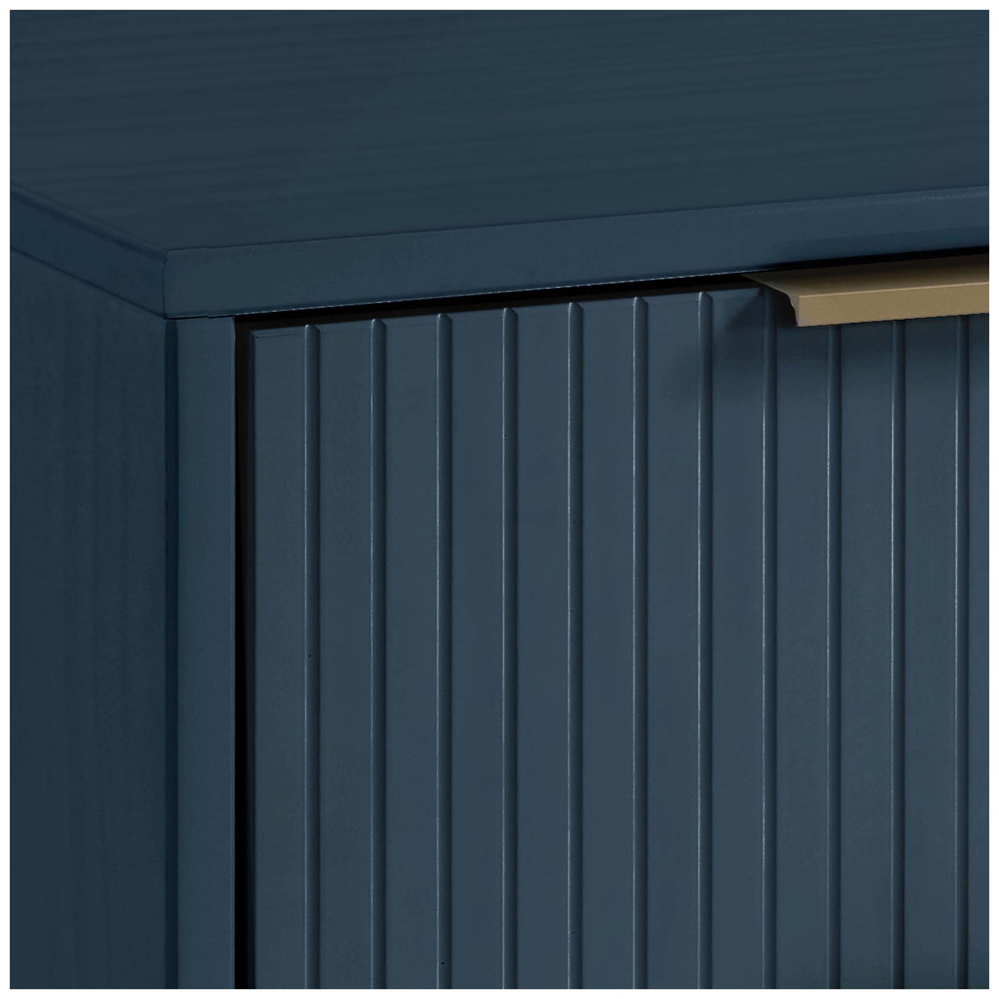 Image 7 Granville 37 3/4" Wide Midnight Blue 3-Drawer Dresser more views