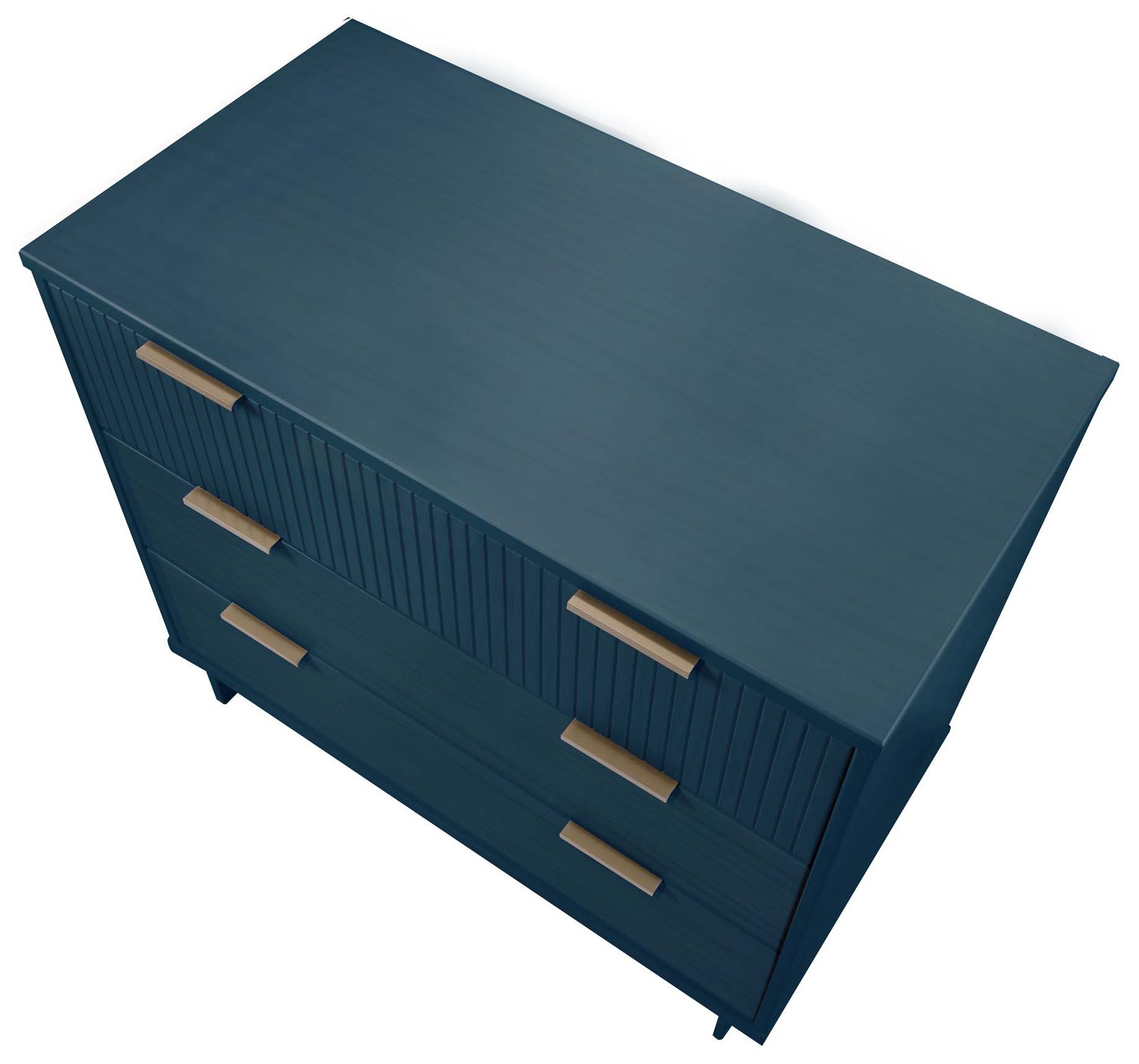 Granville 37 3/4" Wide Midnight Blue 3-Drawer Dresser