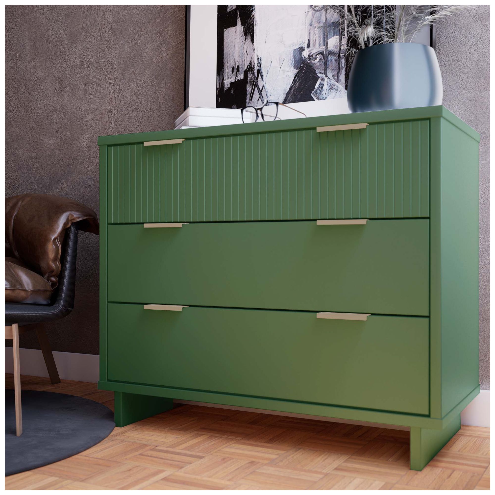 Image 2 Granville 38.18 Standard Dresser in Sage Green more views