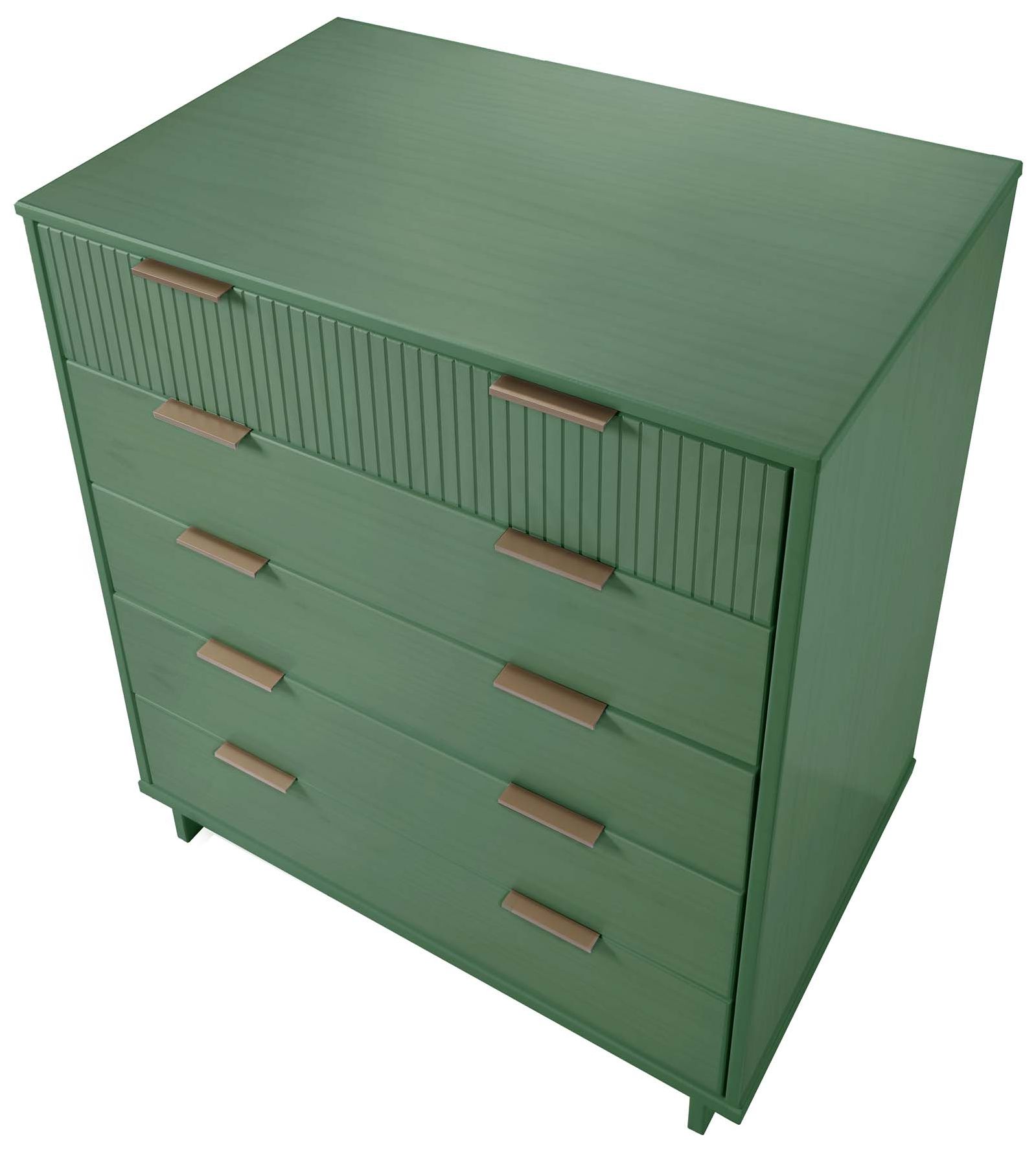 Granville 38" Wide Sage Green 5-Drawer Tall Dresser