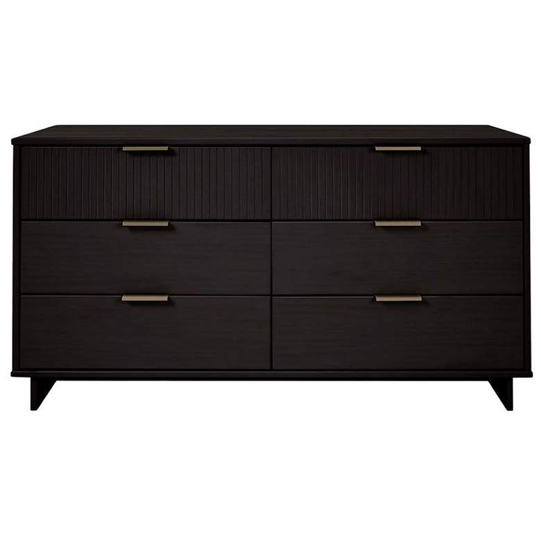 Image 1 Granville 55.07 Double Wide Dresser in Black